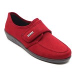 Pantoffel rood textiel 2222  rohde